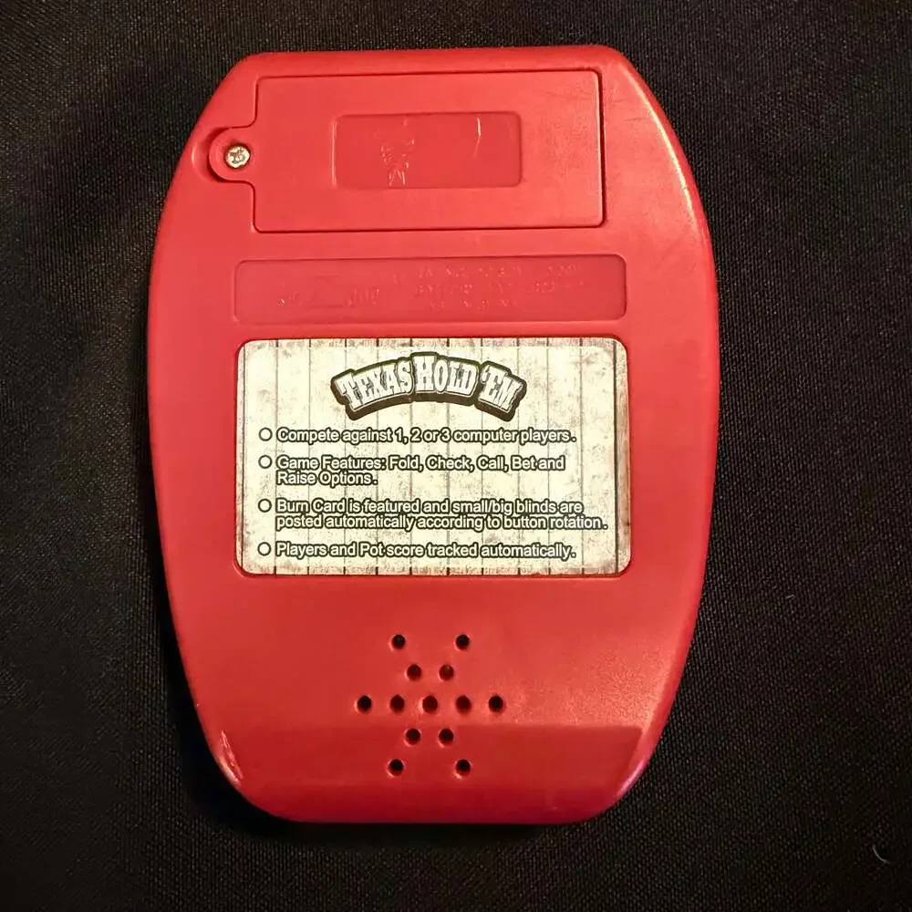 Vintage RecZone Texas Hold Em‎ Handheld Electronic Poker Game